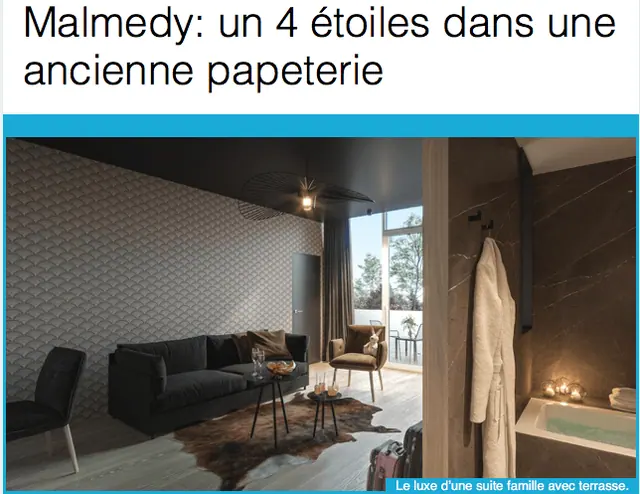 LA MEUSE /Maxx - Malmedy : un 4 étoiles dans une ancienne papeterie